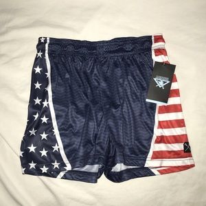 women’s usa lax shorts